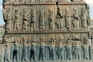 Persian soldiers, from the northern doorway of the Palace of Xerxes